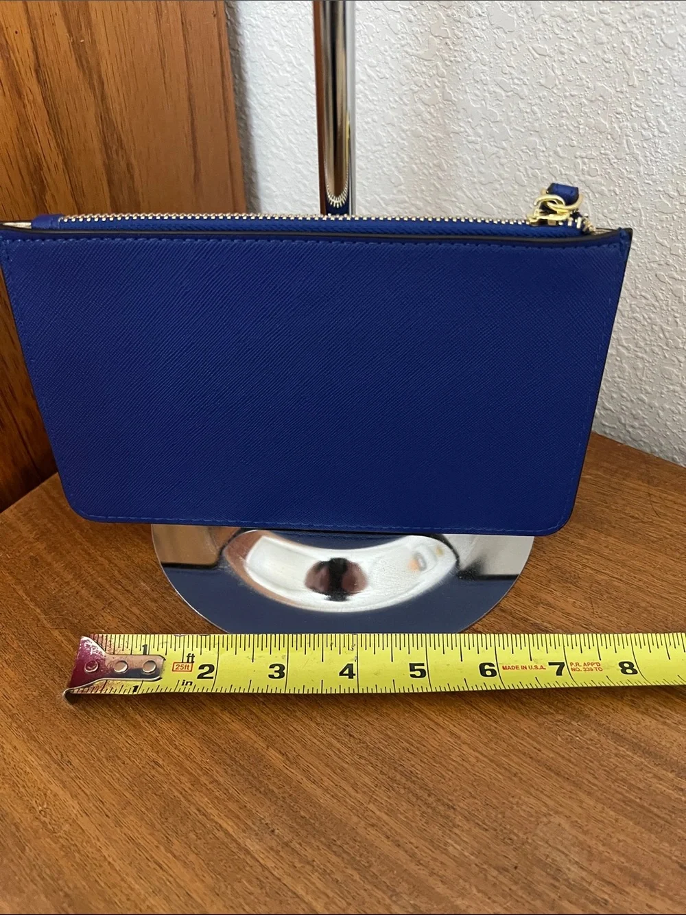 Kate Spade royal blue wristlet NWOT